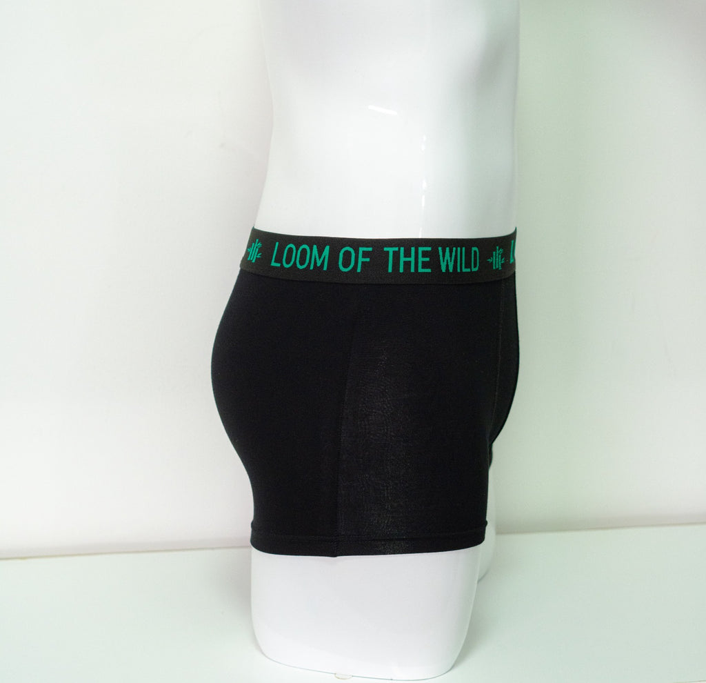 LoW Men’s Bamboo Cotton Boxer Trunks – 3-Pack Dark Edition