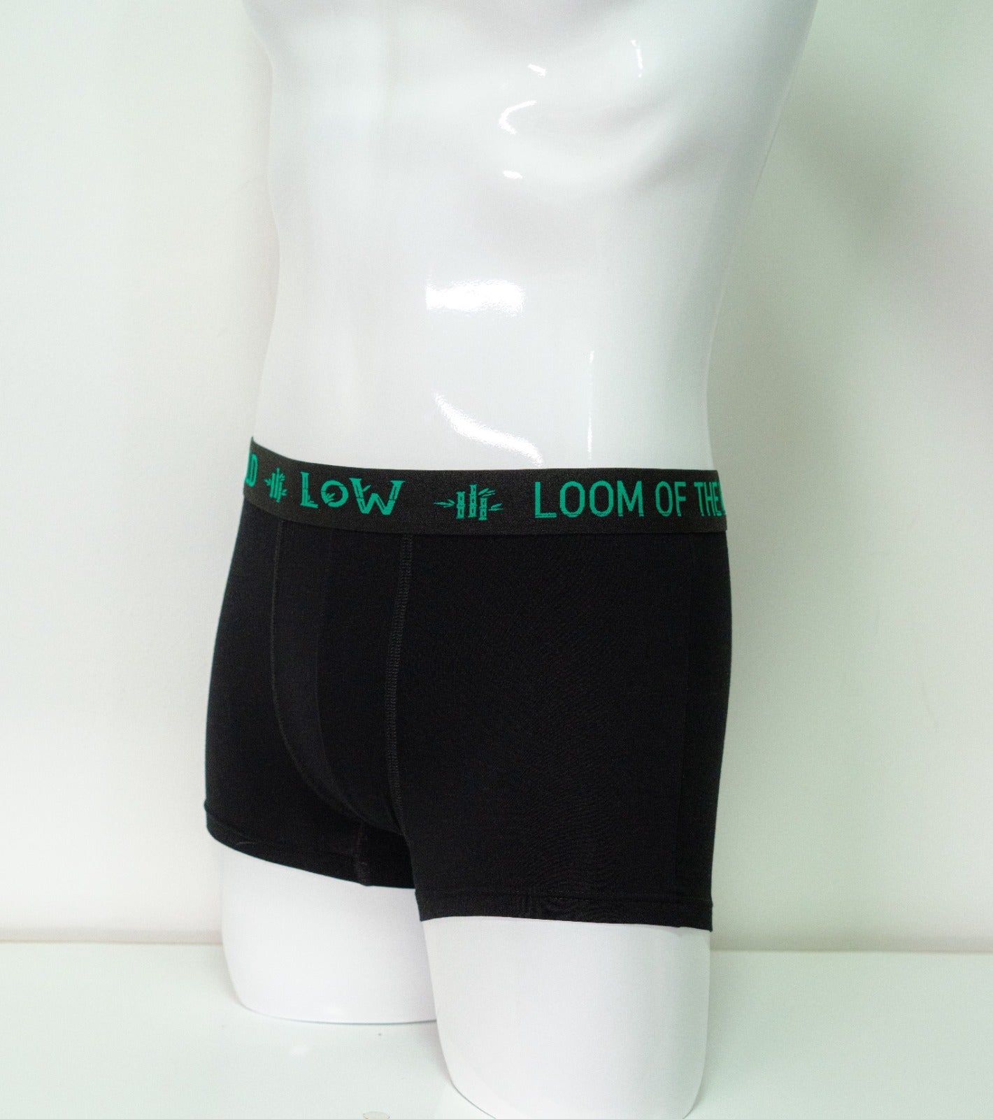 LoW Men’s Bamboo Cotton Boxer Trunks – 3-Pack Dark Edition