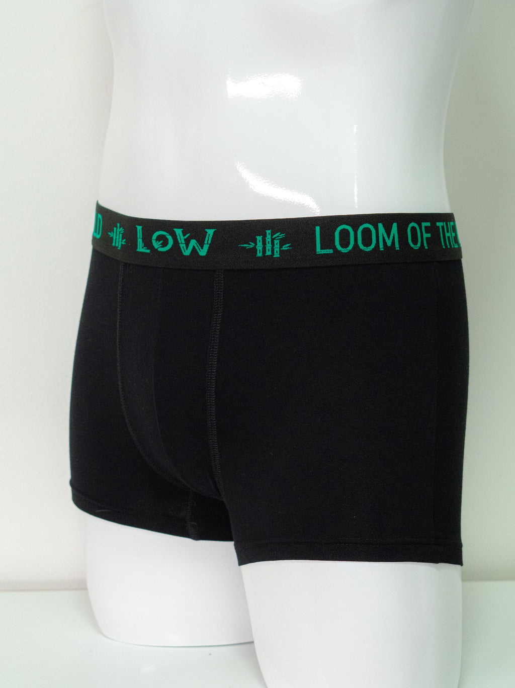 LoW Men’s Bamboo Cotton Boxer Trunks – 3-Pack Dark Edition